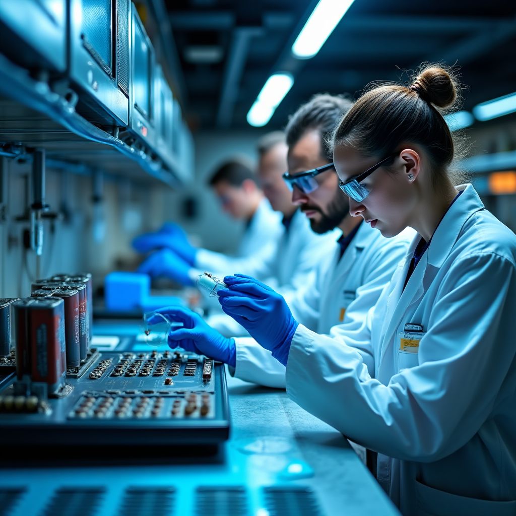 Laboratorio de Y-TEC con científicos investigando